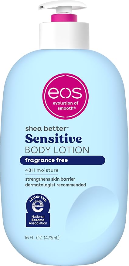 eos Shea Better Sensitive Skin Body Lotion, 48-Hour Moisture Skin Care by eosproducts