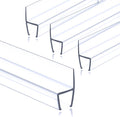 3/8" Frameless Shower Door Seal – H-Type 22.5" Ultra-Clear Bottom & Side Drip by GASHardware