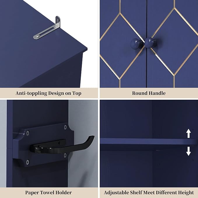 HLR Over The Toilet Storage Cabinet - Image 3