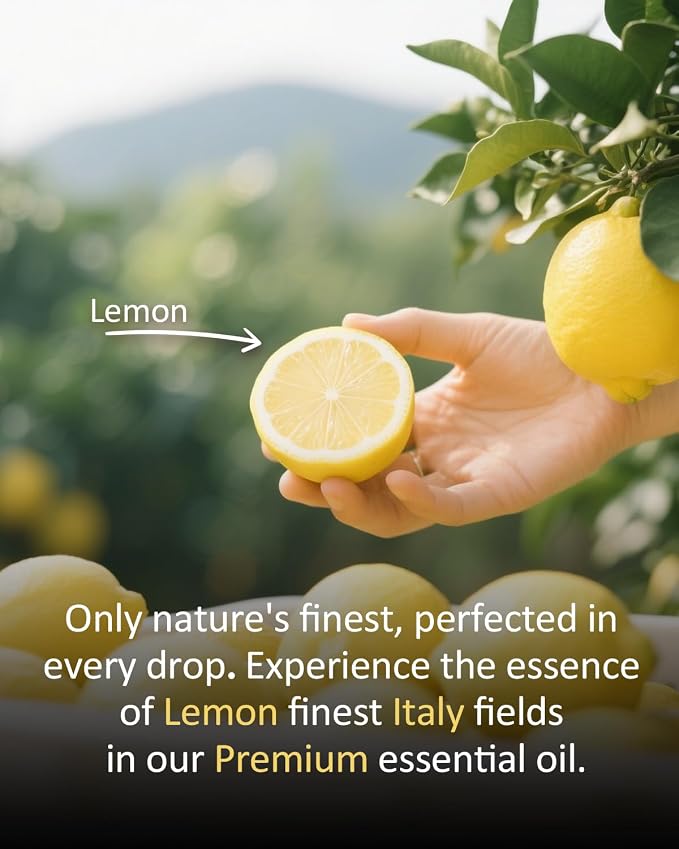 Pure Lemon Essential Oil, 100% Natural Lemon Essential Oil, Premium Grade - Image 4