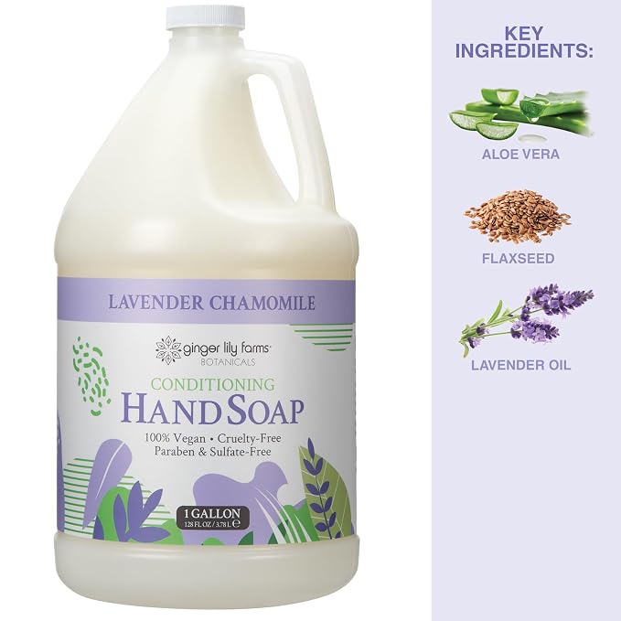 Ginger Lily Farms Botanicals All-Purpose Conditioning Liquid Hand Soap Refill - Image 5