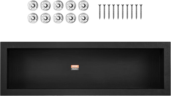 VEVOR Shower Niche Ready for Tile 16" x 50", Single Shelf Organizer, Square - Image 6