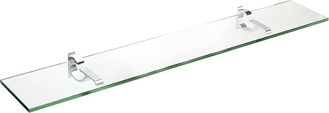 Spancraft Glass M-6x33-Chrome Monarch Glass Shelf by Spancraft