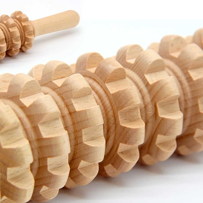 Wood Therapy Massage Tools, 16 inch Professional Wooden Massage Roller Stick & - Image 6