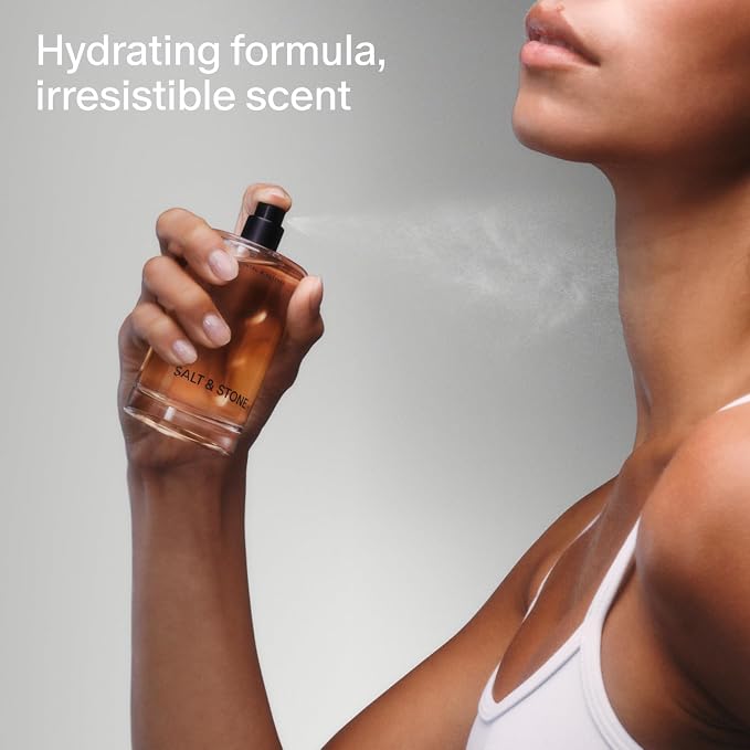 Salt & Stone Body Mist, Santal & Vetiver Scent, Skincare Infused Hair & Body - Image 2
