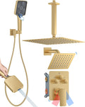 Shower System with Pressure Balance Valve, Brushed Gold by Woindo