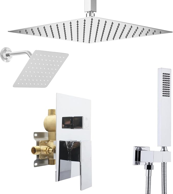 Shower System Dual Shower Heads by NPYSVSSS