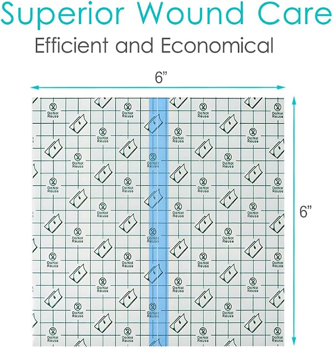 6" x 6" Shower Shields Wound Cover, Heart Monitor Shower Cover Large Waterproof - Image 5