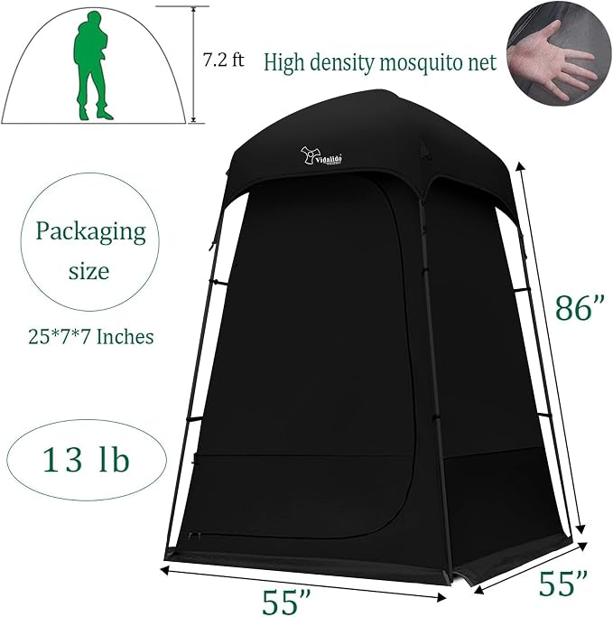 Outdoor Shower Tent Changing Room Privacy Portable Camping Shelters - Image 7