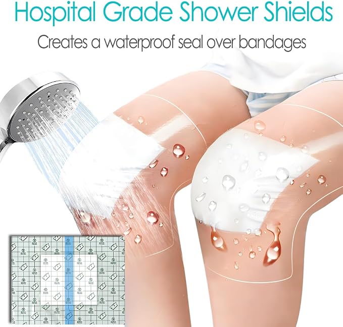 7 Pcs Waterproof Shower Cover 12"x16" - Image 4