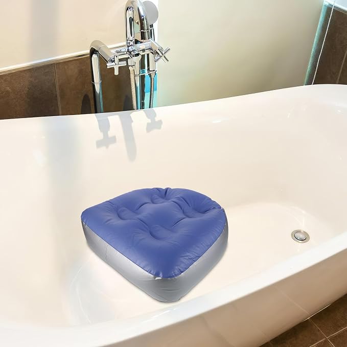 TOYANDONA 3PCS Inflatable Seat Cushion: Comfortable Inflatable Bathtub Cushion - Image 4