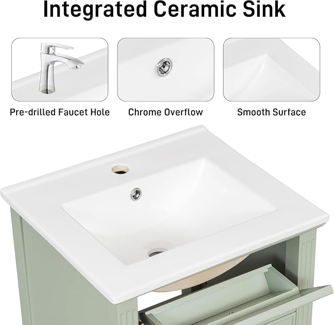 Linique 20" Bathroom Vanity - Image 6
