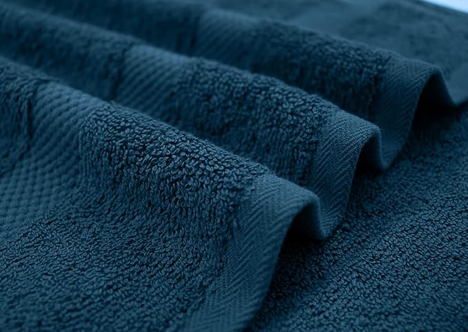 DAN RIVER Bath Towels Set of 4, 27 x 54 Inches, 100% Cotton, Larger & Lighter - Image 7