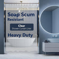 Epica Shower Curtain – Strongest Heavy-Duty Clear Vinyl 72x72 Shower Curtain by Epica