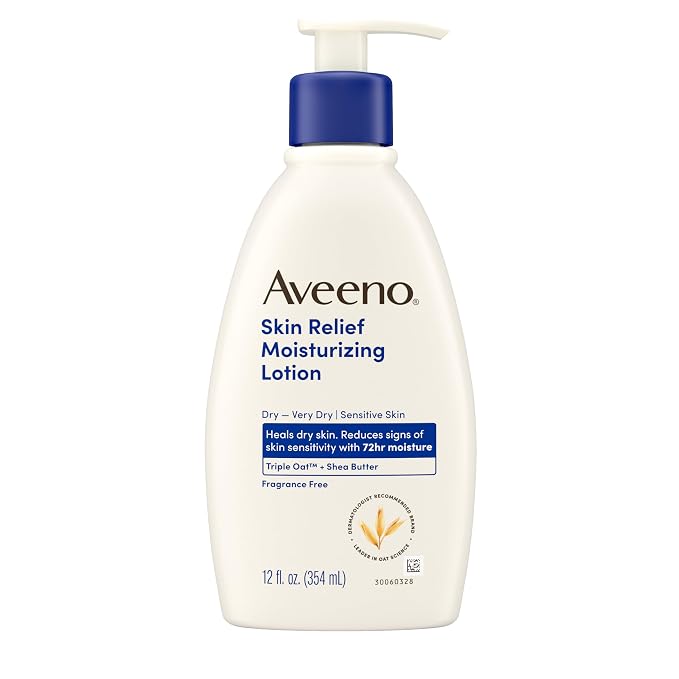 Aveeno Skin Relief Moisturizing Lotion Heals Very Dry, Sensitive Skin, - Image 6