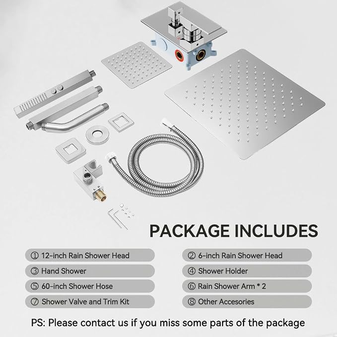 Shower Faucet Set Shower Systems, STARBATH 3 Way Shower Faucet - Image 8