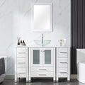 LUCKWIND 48" Bathroom Vanity Sink Combo, 24-inch Main Cabniet by LUCKWIND