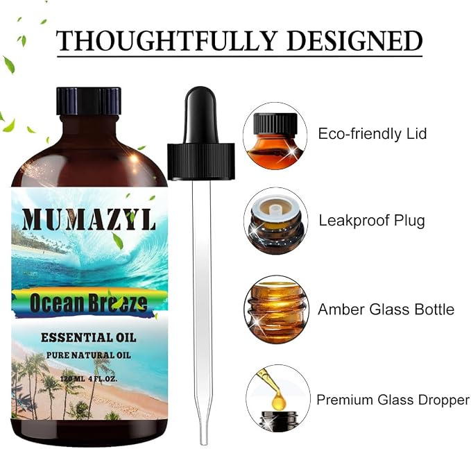 Ocean Breeze Essential Oil, Ocean Breeze Oil 4 Fl Oz 120ML - Image 2