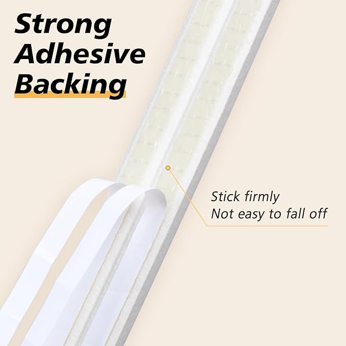 SUNMON D-Type Strip Door Weather Stripping Door Seal Self Adhesive Foam - Image 3