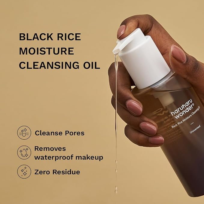 HARUHARU wonder Black Rice Moisture Cleansing Oil & 5.5 Soft Cleansing Gel - Image 2