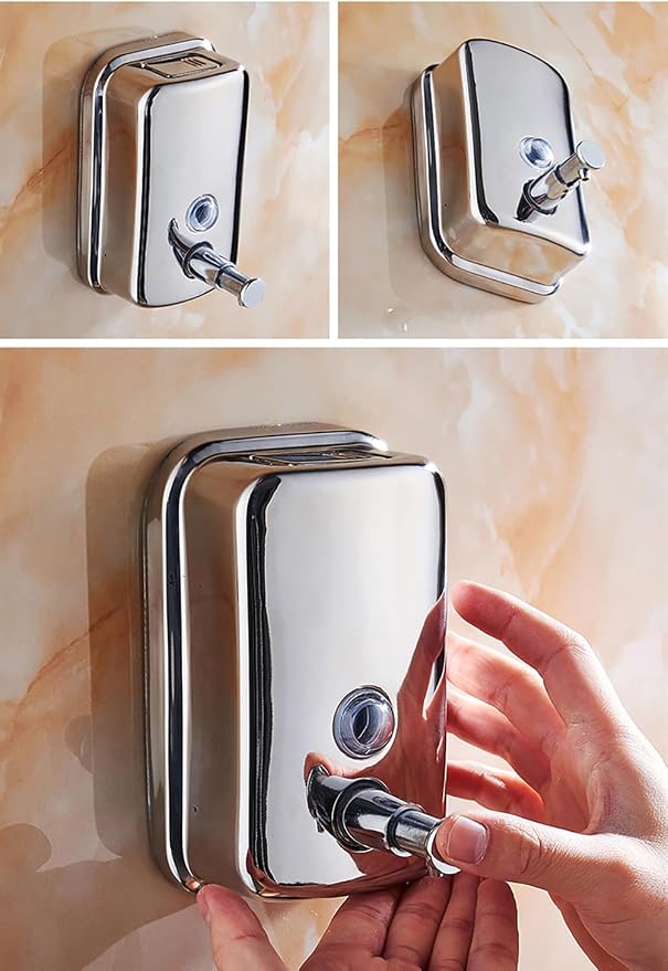 Wall Mounted Soap Dispenser for Bathroom Commercial Wall Liquid Dispenser - Image 3