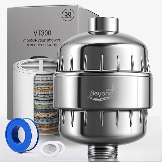 30 Stage Shower Filter Shower Head Filter High Output Softener Reduces Dry Skin by HighQualityYouCanTrust