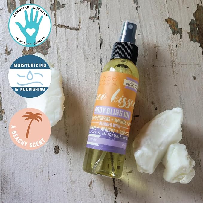 Rinse Bath & Body Coco Kissed Body Oil Moisturizer Spray - Image 4