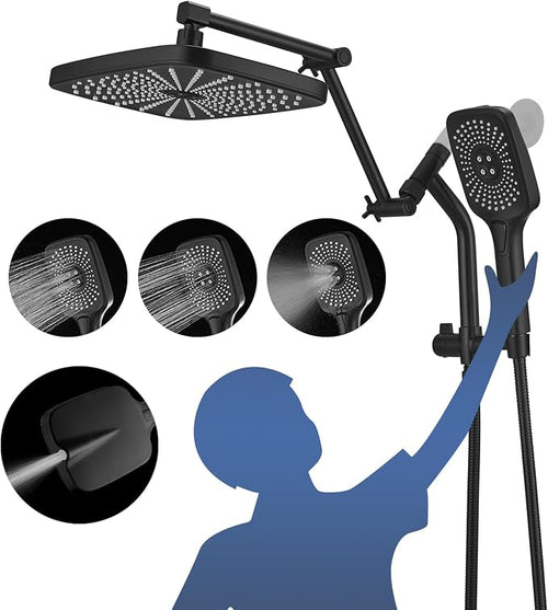 12" High Pressure Rain/Rainfall Shower Heads by Psylc
