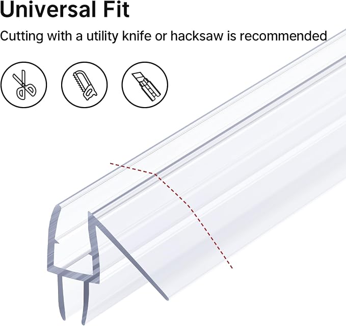 AmazerBath Shower Door Bottom Seal 39 inch - Image 5