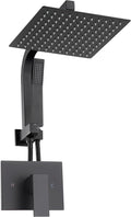Black Shower Head and Handle Set, Shower Faucet Set by SOOOHOT