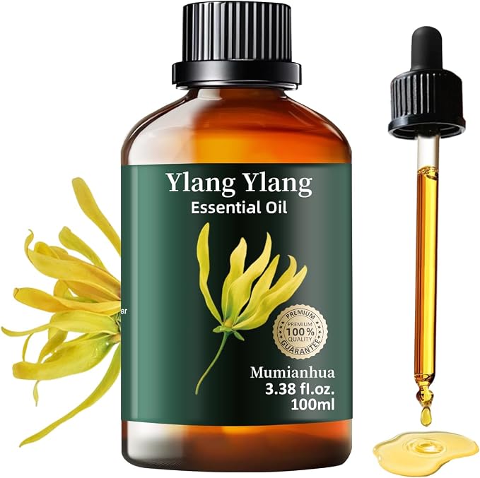 Mumianhua 100% Pure Ylang Ylang Essential Oil Natural Ylang Ylang Oil by Mumianhua