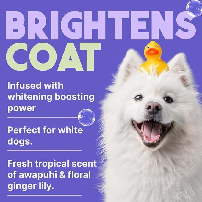 TropiClean Whitening Dog Shampoo, Puppy Safe, Made in the USA, Cat Friendly - Image 4