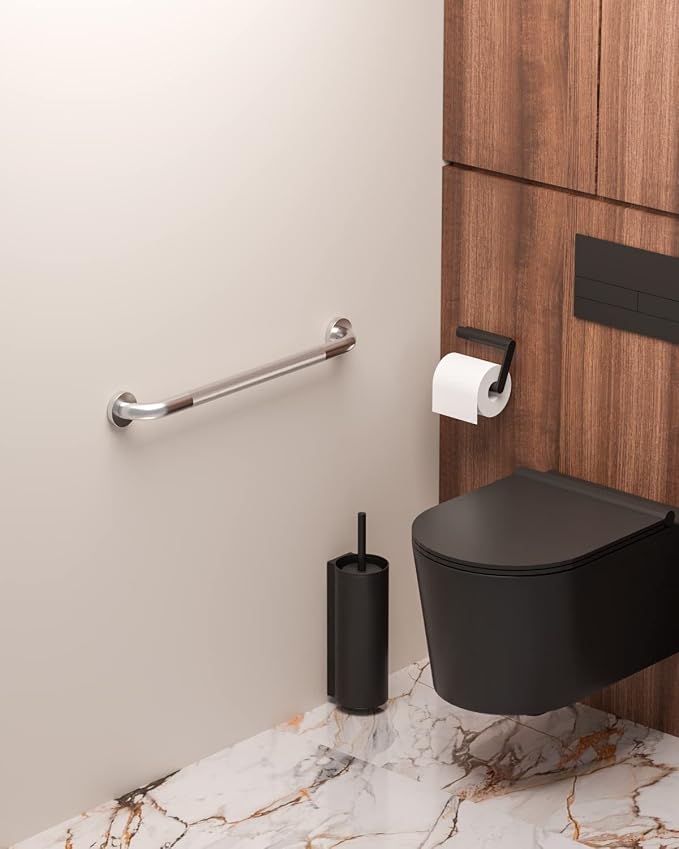 24 Inch Anti Slip Shower Grab Bar, Munzong Stainless Steel Bathroom Grab Bar - Image 5