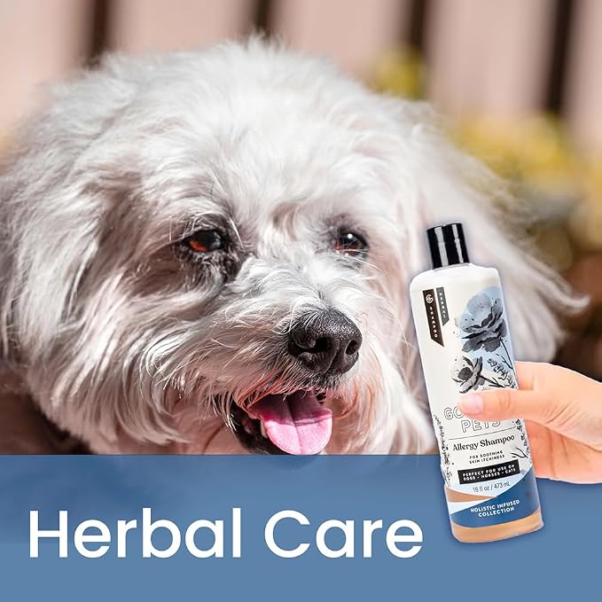 Holistic Natural Derived Allergy Pet Shampoo: Veterinarian Recommended: - Image 3