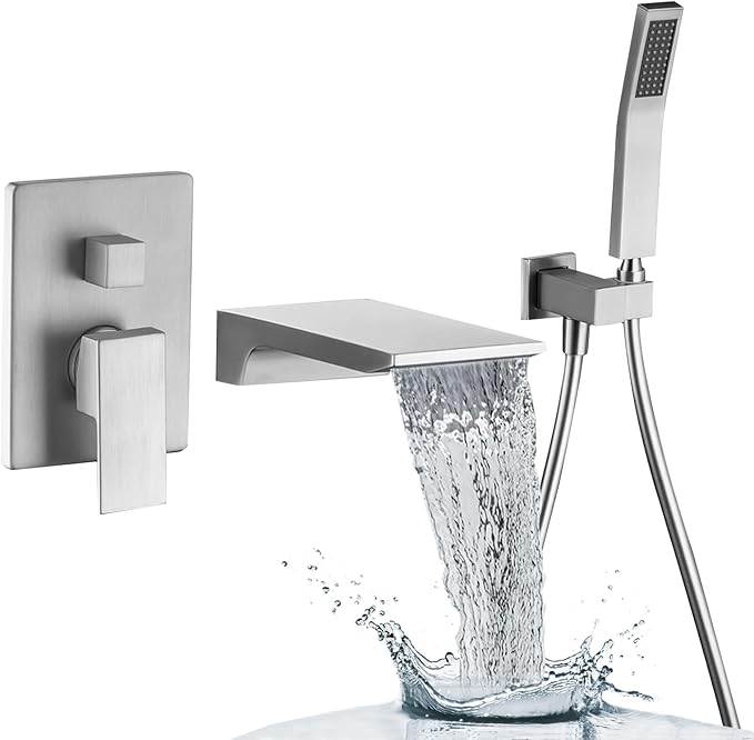 Wall Mount Tub Filler Faucet by HAMOLER