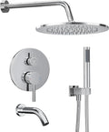 Gabrylly Shower System with Tub Spout, Bathtub Shower Faucets Set with 3-Way by GABRYLLY