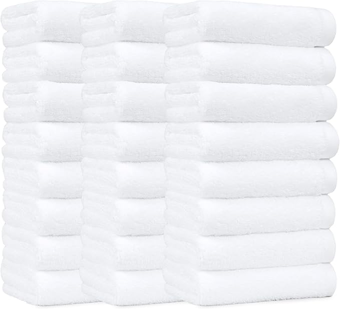 Amazon Basics Soft and Thick Cotton Hand Towels, 16 x 26 in by AmazonBasics