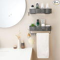 Shower Caddy Suction Cup, Space-Saving Shower Organizer Removable Storage Rack by Zynuhmo