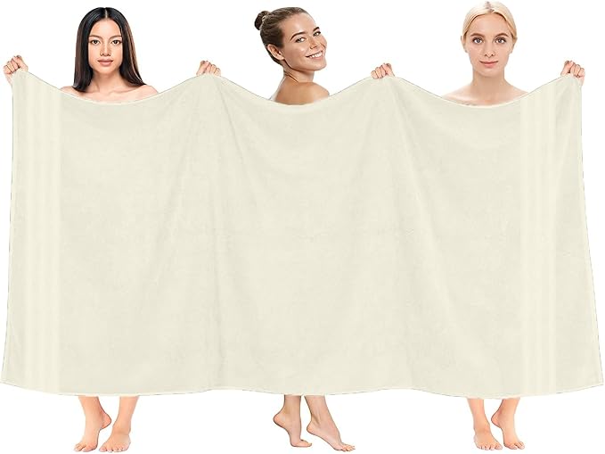 DAN RIVER 2 Pack Luxury Bath Sheets 35x70, 600 GSM, Soft & Quick Dry 100% Ring - Image 5