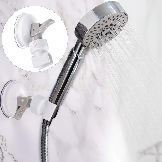 Zhehao Adjustable Shower Head Holder, Removable Suction Cup Shower Head Holder - Image 7