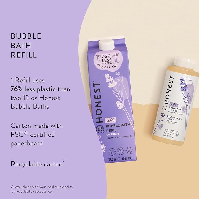 The Honest Company Foaming Bubble Bath Refill Carton Gentle - Image 3