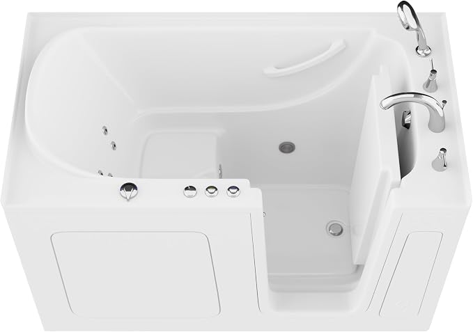 ANZZI Tubs Series Right Drain Quick Fill Walk-In Whirlpool Tub - Image 3