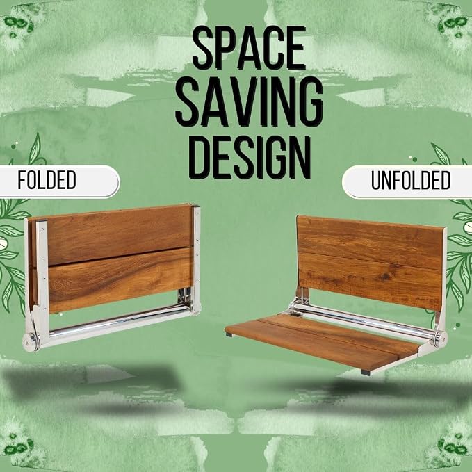 Folding Shower Seat Wall Mounted - Image 6