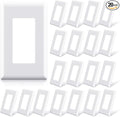 ELEGRP 1-Gang Screwless Decorator Wall Plates, Standard Size Unbreakable by ELEGRP%7CELEGROUP