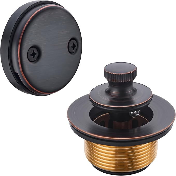 BESTILL Lift and Turn Bathtub Drain Bath Tub Trim Set Conversion Kit, Oil by BESTILL