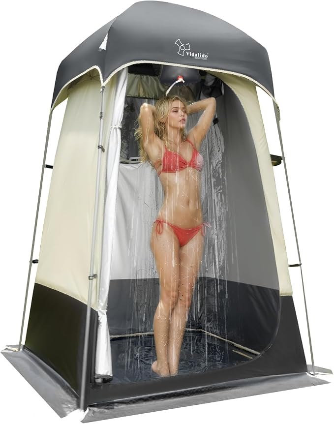 Outdoor Shower Tent Changing Room Privacy Portable Camping Shelters by Vidalido