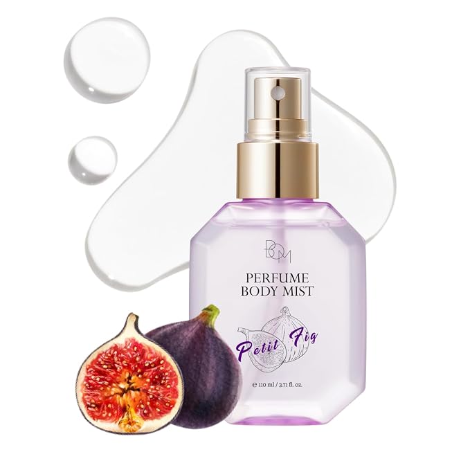 BOM Petit Fig Perfume Body Mist 3.71 Fl Oz, Fig Scented Mist by BOM