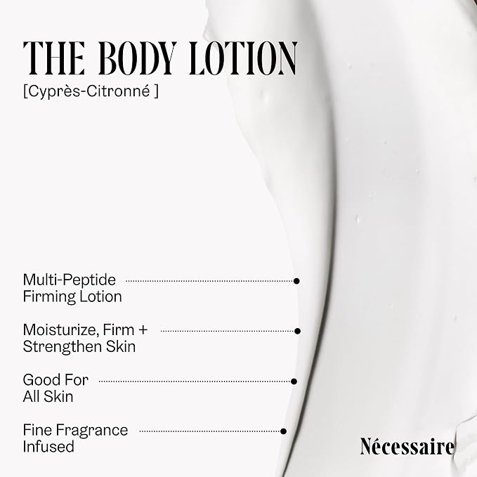 Nécessaire The Body Lotion Cyprès-Citronné – Multi-Peptide Body Moisturizer - Image 4