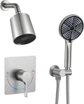 Shower Faucet Set Rain Shower System Valve Kit by JQBQS