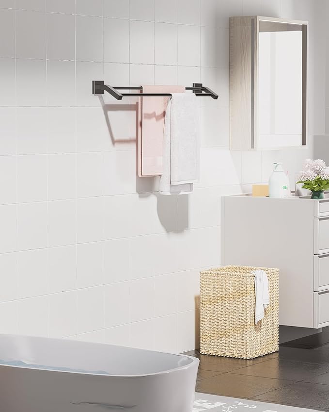 Alise Bath Double Towel Bars Towel Racks - Image 3